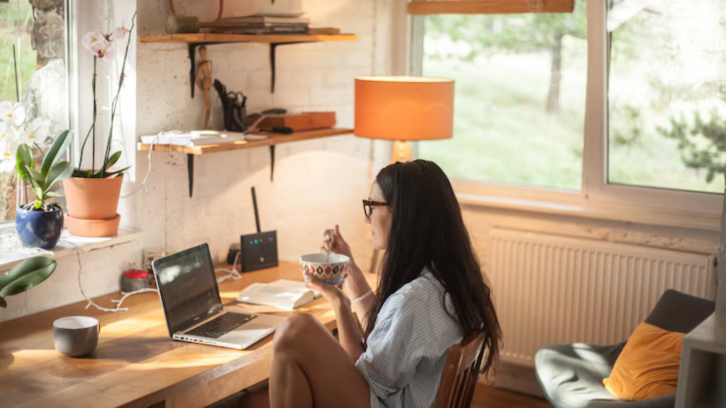 How do I organize my desk without storage
